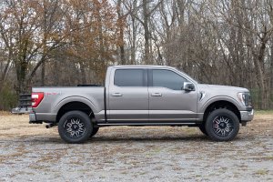 Ford F-150 Caliper Covers - Rear - Rough Country - Red - '21-'23 Ford F-150 Caliper Covers - Rear - Rough Country - Red - '21-'23